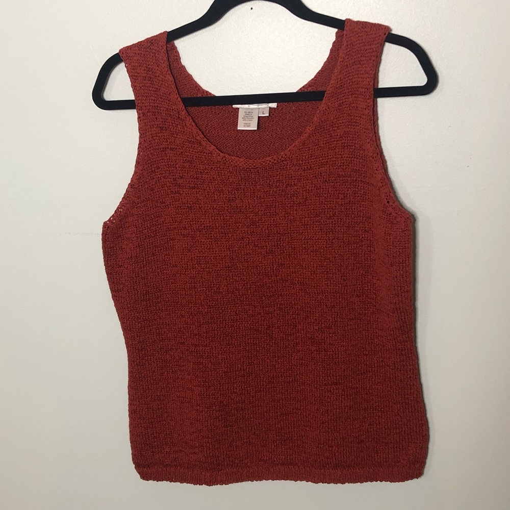 Coldwater Creek woven tank